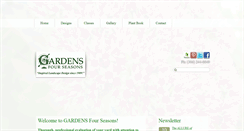 Desktop Screenshot of gardensfourseasons.com